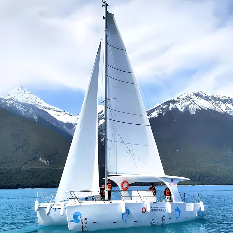 ເຮືອໃບຮົບ 10m Catamaran Cruised Sailboat